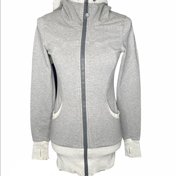 lululemon athletica Tops - Lululemon Gray Zip Up Jacket